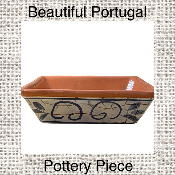 Beautiful Portugal Pottery Serving Dish - Picture 1 of 9